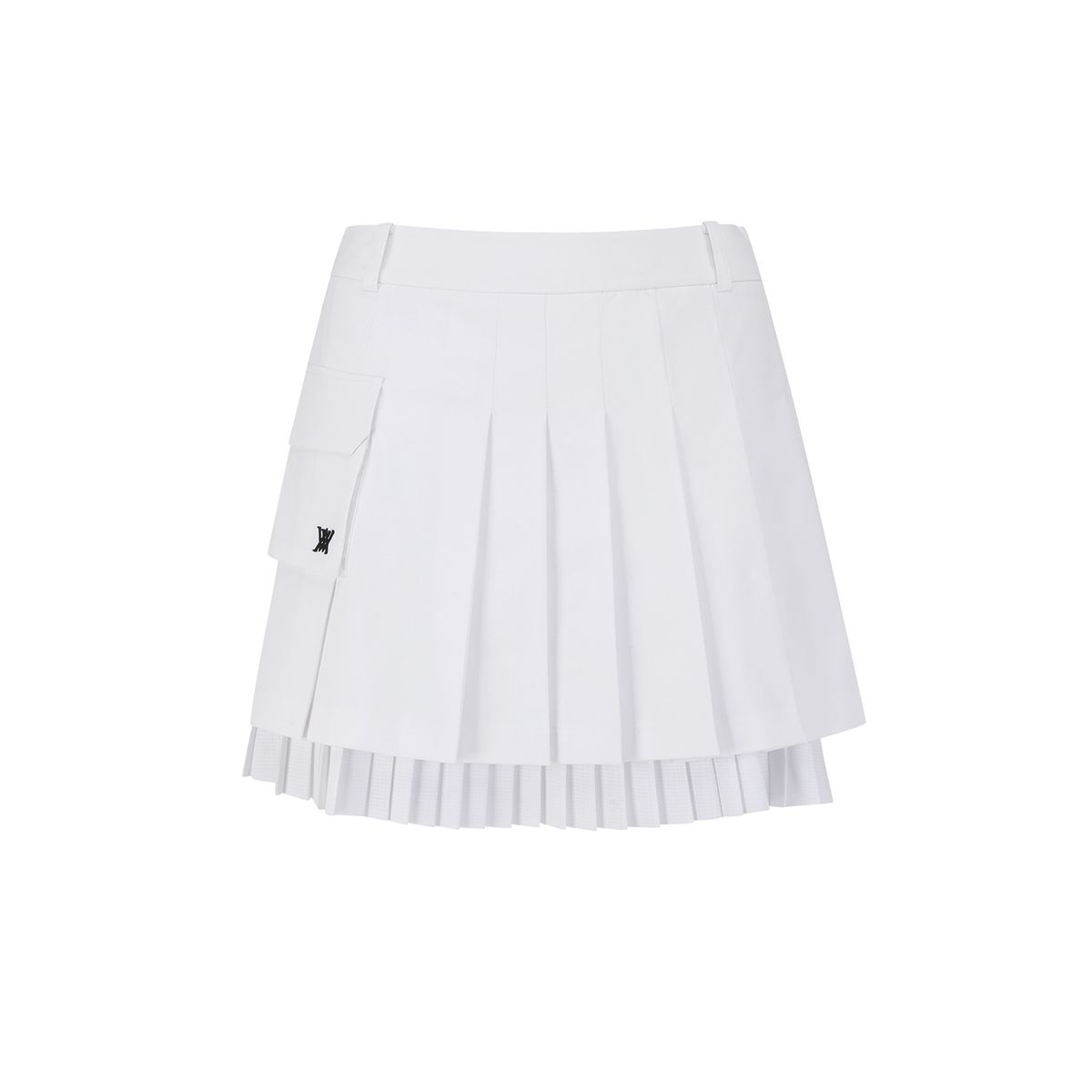 어뉴골프(ANEW GOLF) WOMEN LAYERED PLEATS SKIRT_WH