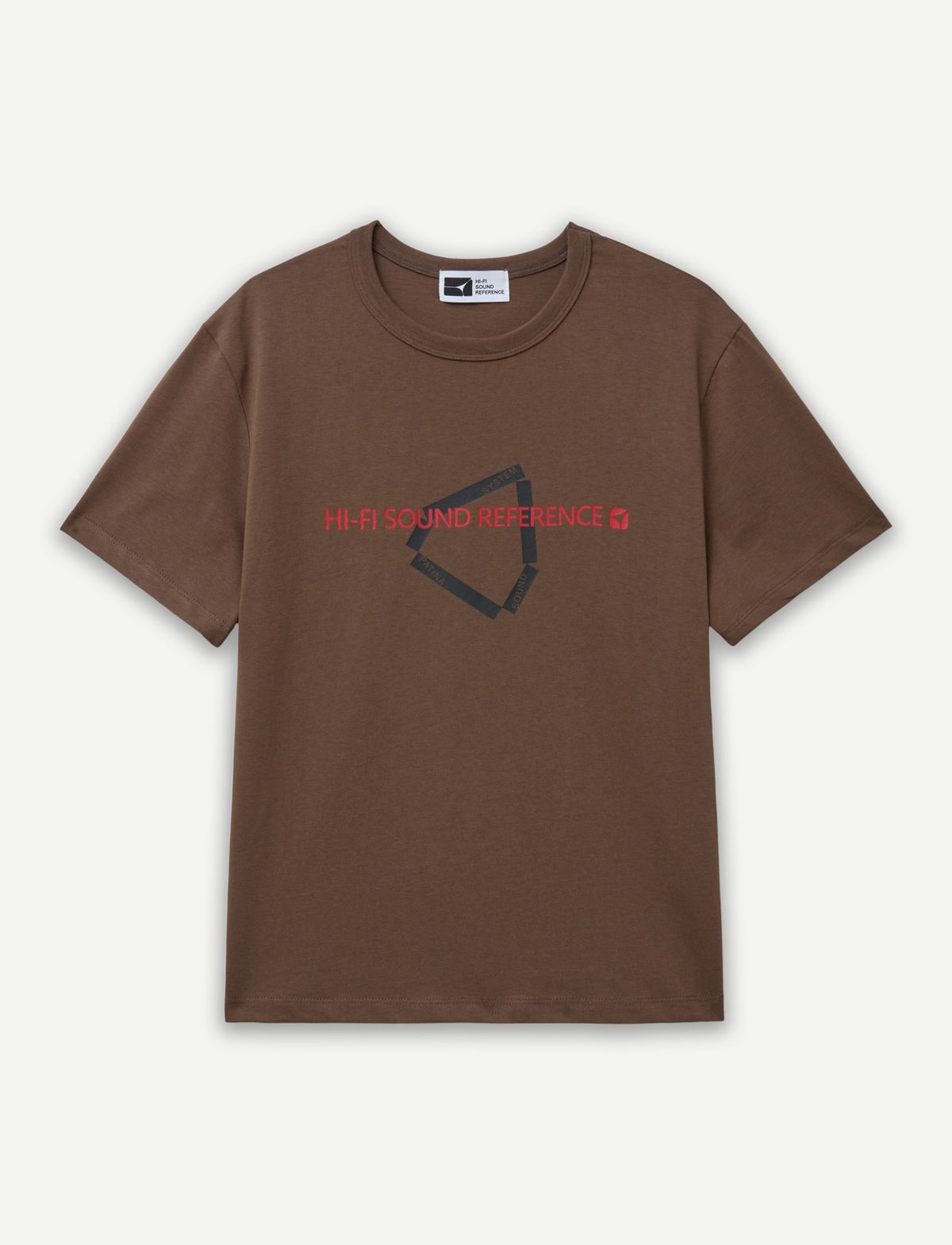 하이파이 사운드 레퍼런스(HIFI SOUND REFERENCE) [Patina] Patina Sound System T-Shirts, Brown