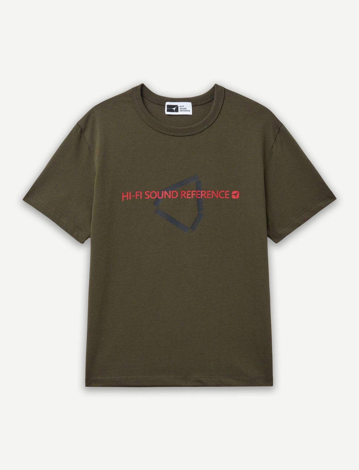 하이파이 사운드 레퍼런스(HIFI SOUND REFERENCE) [Patina] Patina Sound System T-Shirts, Khaki