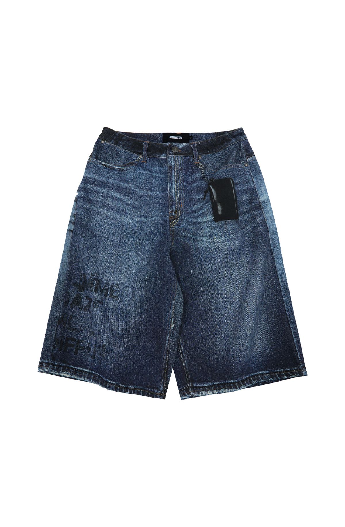 메아(MEA) TROMPE LOEIL BERMUDA SHORTS [INDIGO]