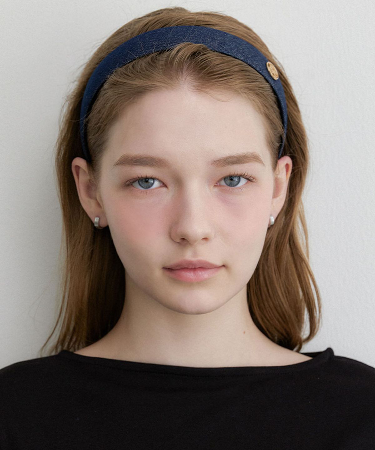 할렌(HALDEN) classic denim hairband (H046-dark blue)