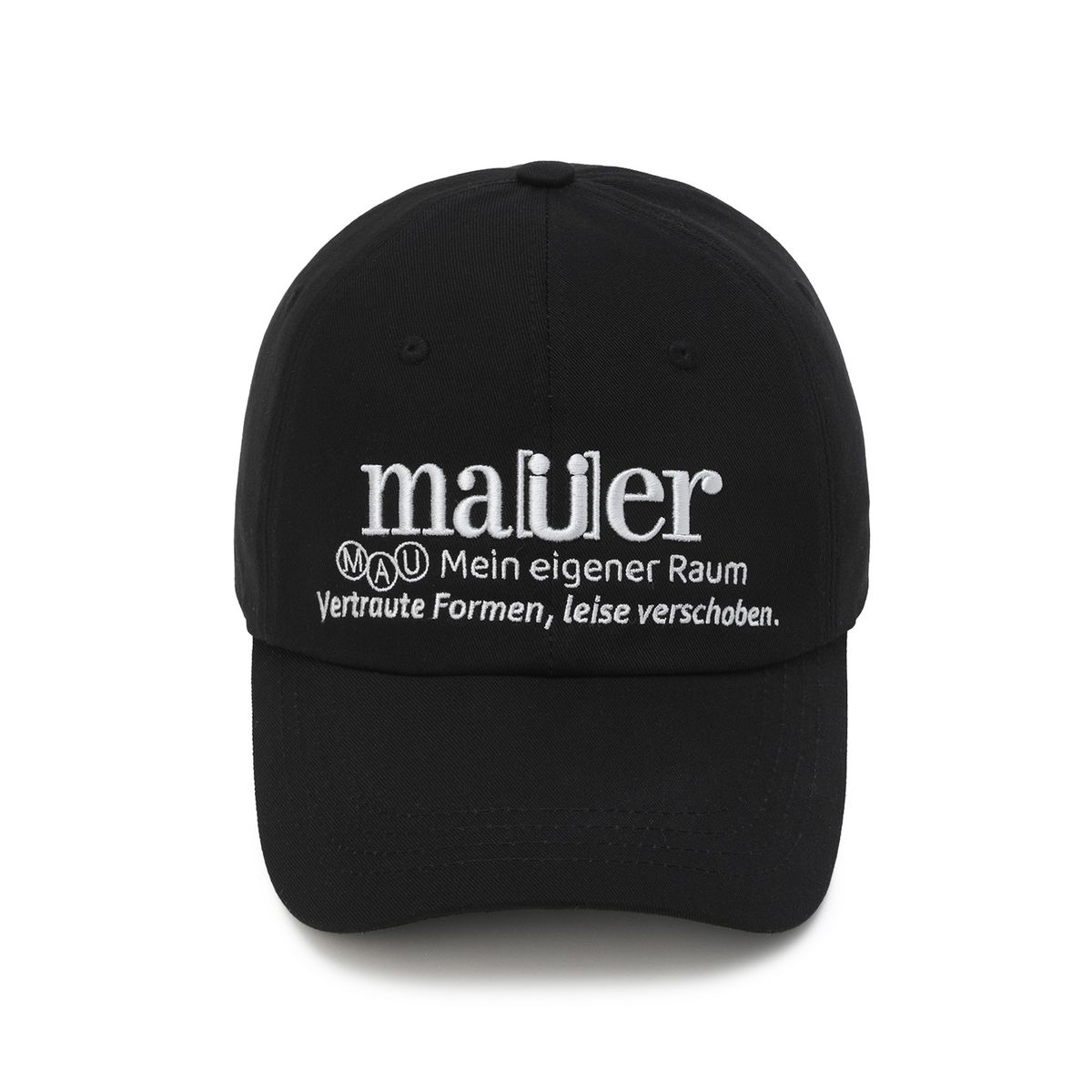 마우어(MAUER) MAUER BERLIN LEISE CAP (BLACK)