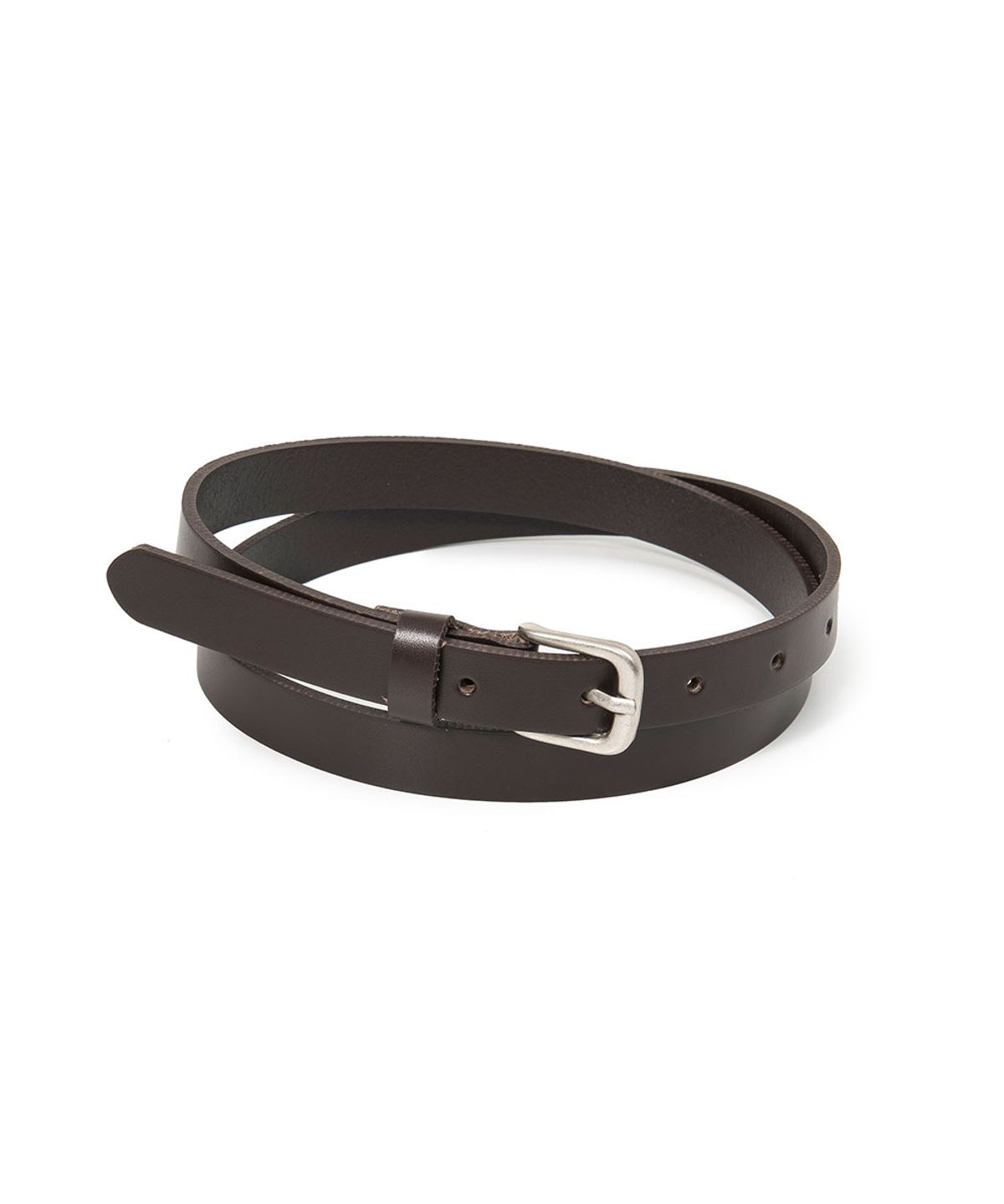 할렌(HALDEN) basic square buckle belt (T037_brown)