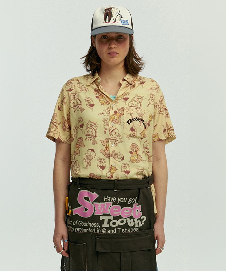TEKET X PZtoday Sweetie Friends Shirt Yellow