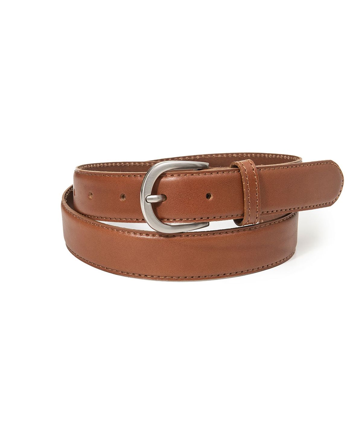 할렌(HALDEN) daily round leather belt (T040_tan)