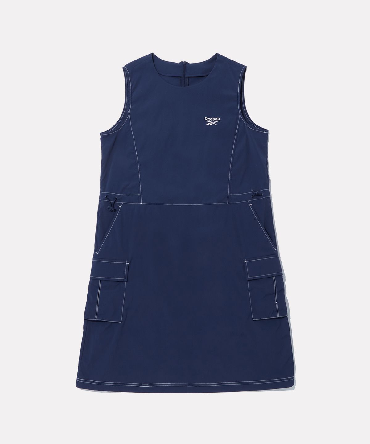 리복(REEBOK) 스티치 포인트 프레쉬 원피스 (W) - 네이비