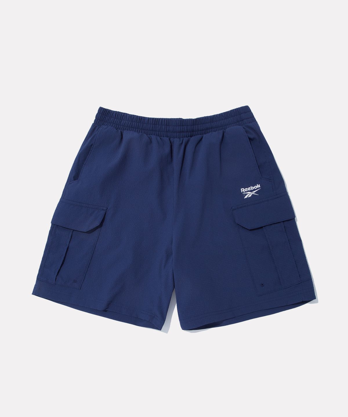 리복(REEBOK) 시어서커 카고 쇼츠 - 네이비