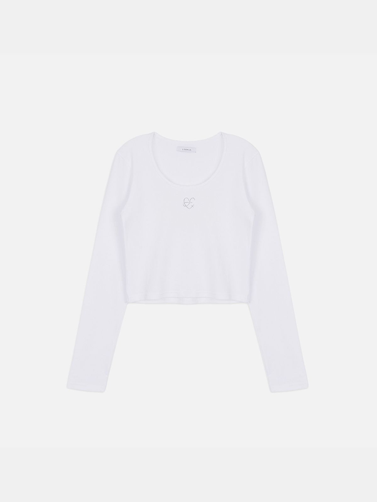 루펀(LOOFUN) Hotfix Crop Sleeve / 핫픽스 크롭 슬리브[White]