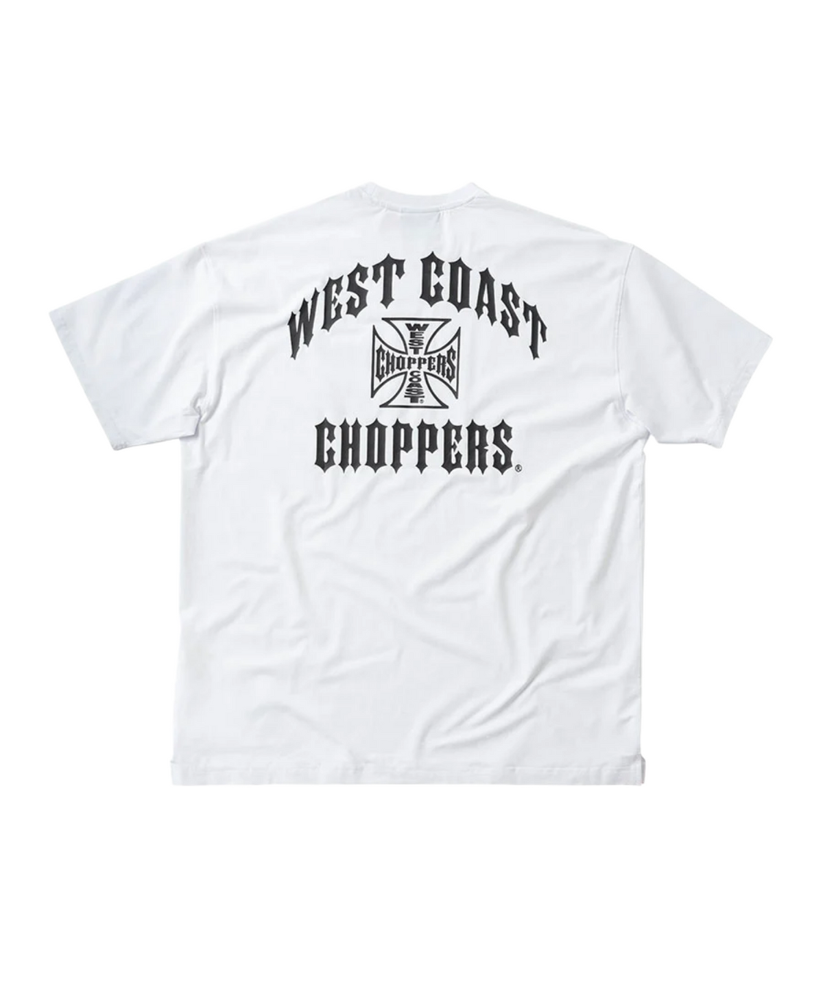 웨스트코스트챠퍼스(WEST COAST CHOPPERS) WCC 아이언 오버사이즈 티 - 화이트