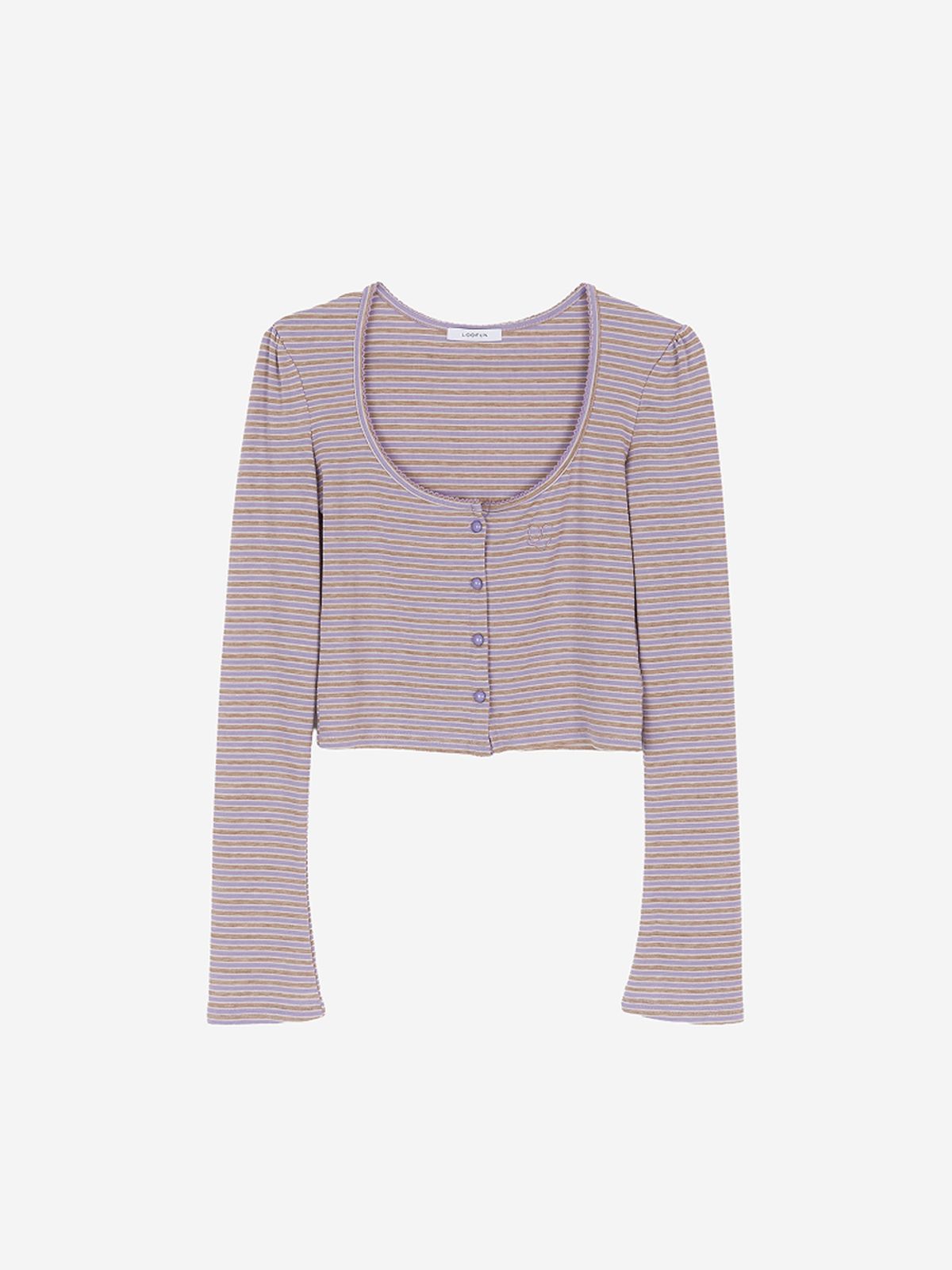 루펀(LOOFUN) Pico Halter Cardigan / 피코 홀터 가디건 [Purple]