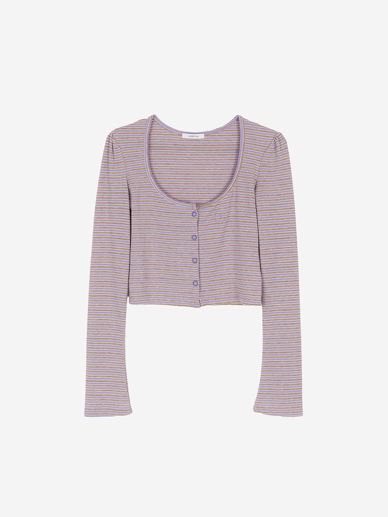 Pico Halter Cardigan / 피코 홀터 가디건 [Purple]