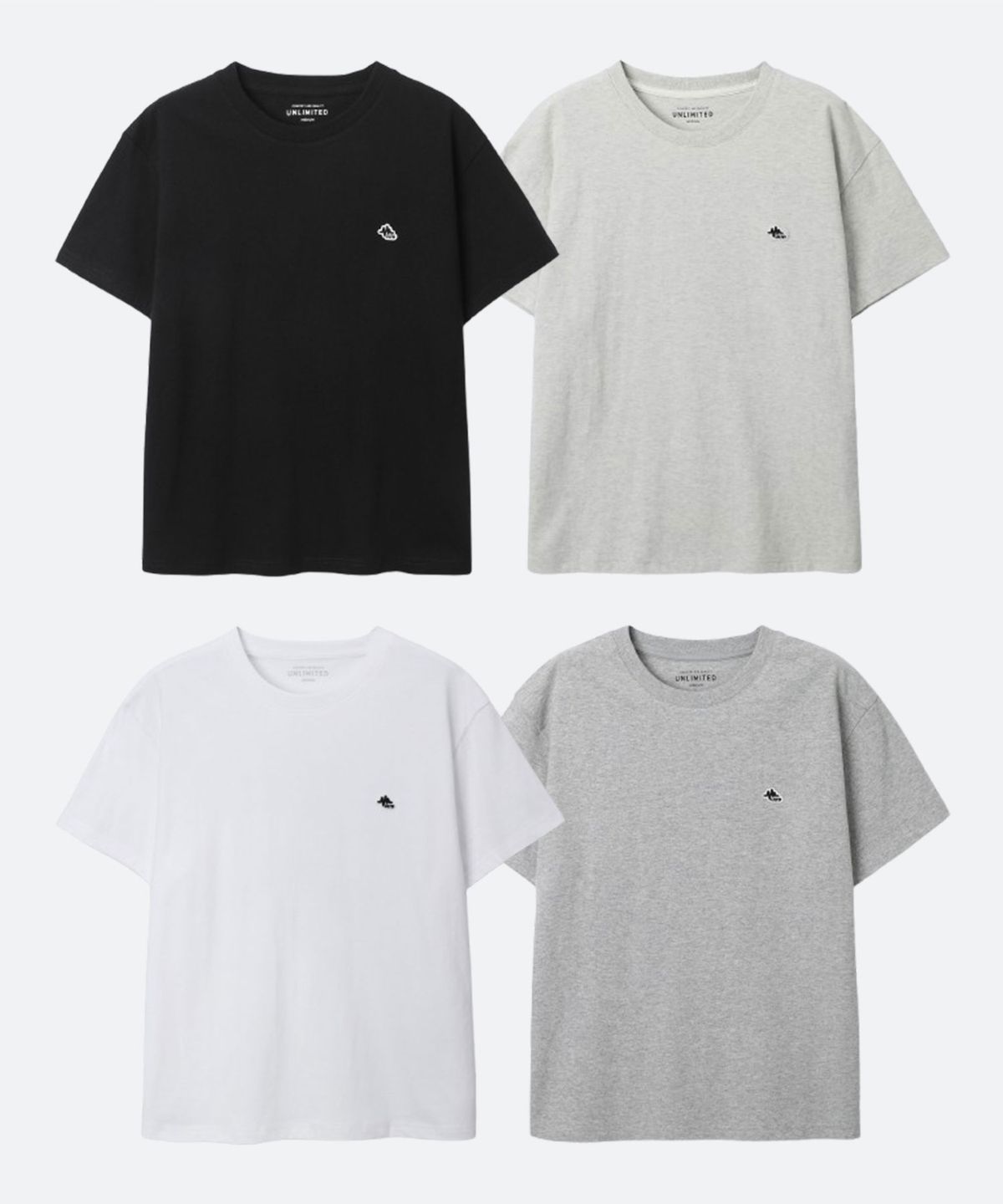 언리미트(UNLIMIT) [2 PACK] WAPPEN TEE (U26BTTS622)