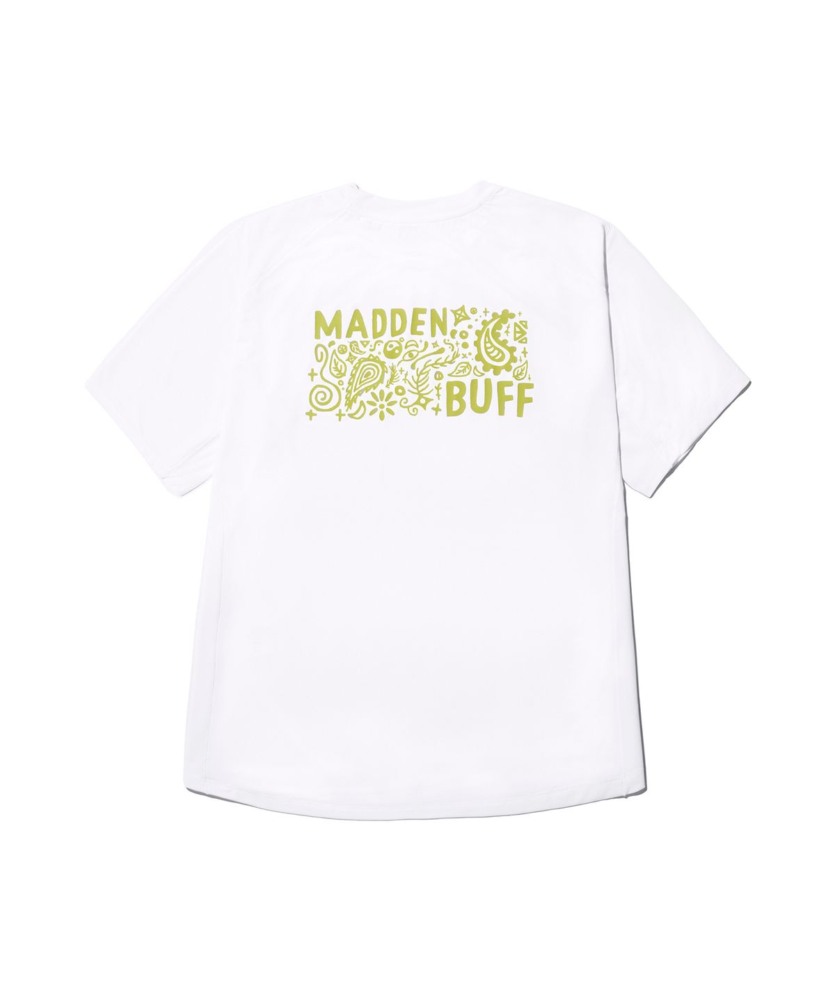 매든(MADDEN) 매든 X Buff 그래픽 반팔 티셔츠 화이트