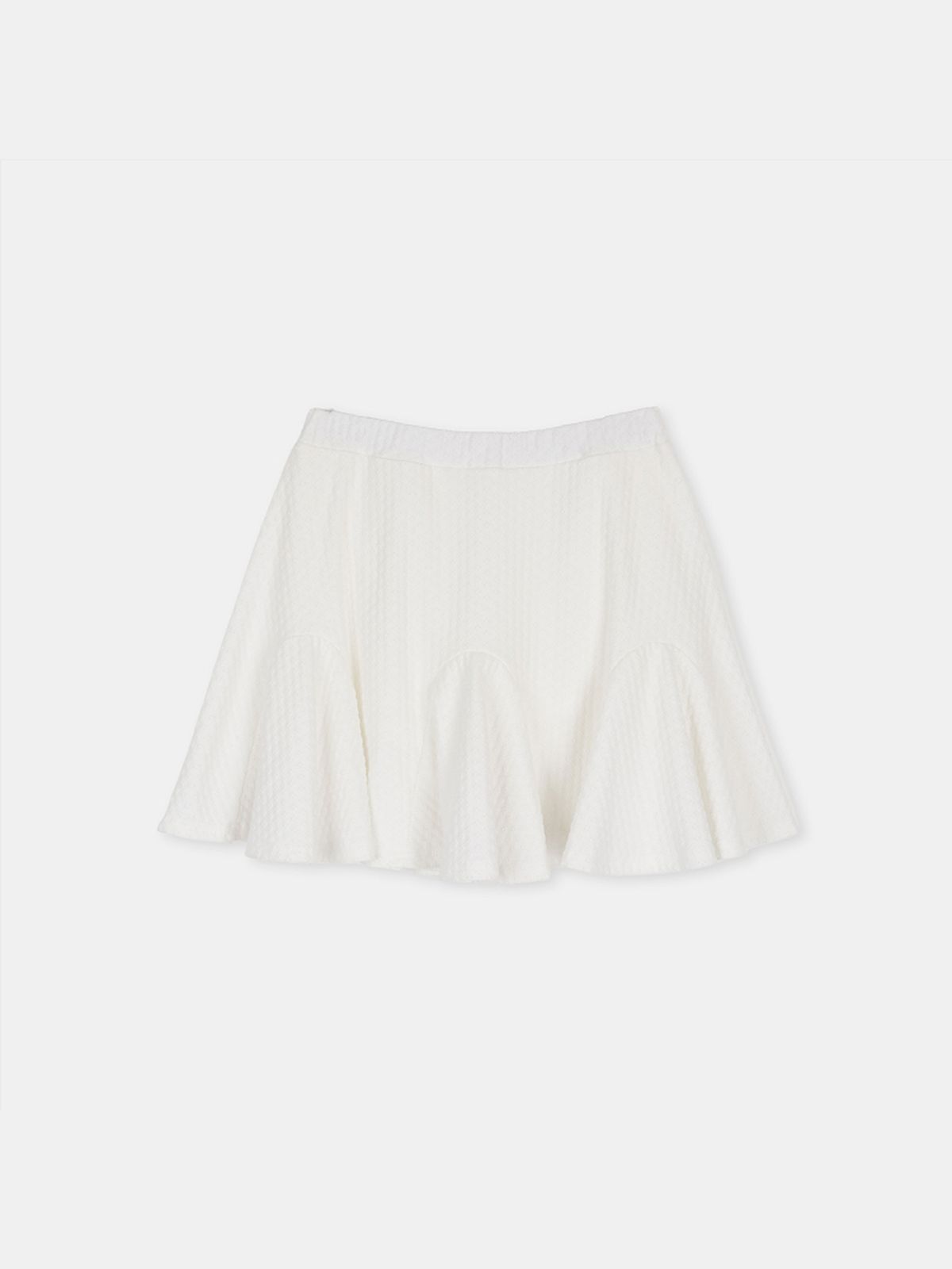 루펀(LOOFUN) Pico Volume Skirt / 피코 볼륨 스커트 [White]