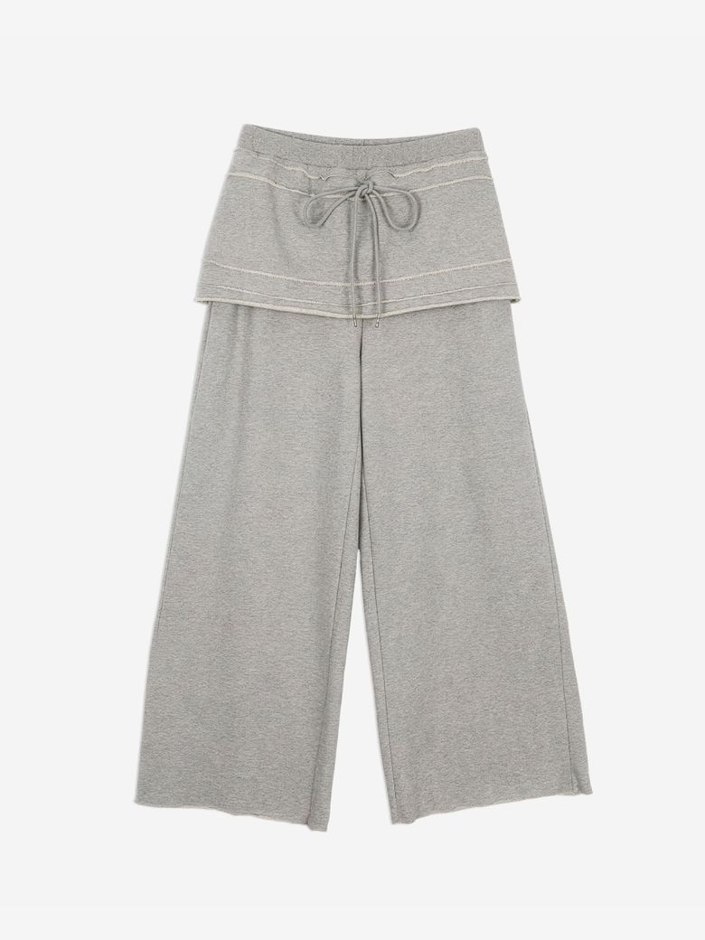 Layerd Skirt Pants / 레이어드 스커트 팬츠 [Melange]
