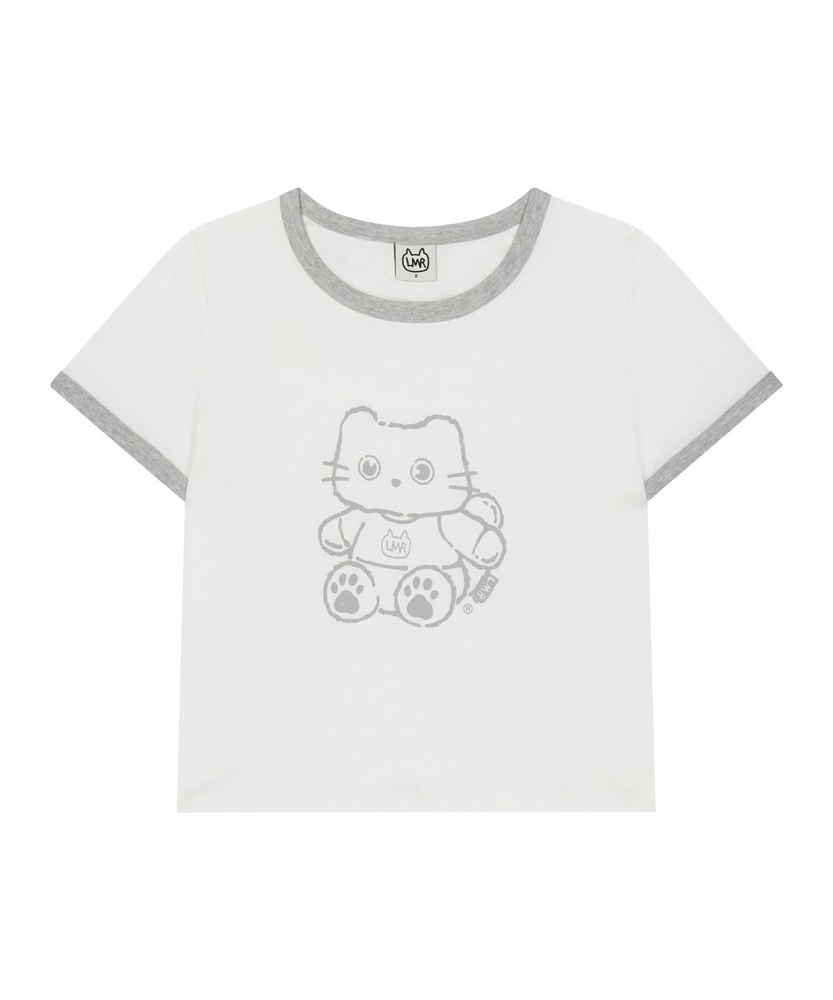 엘엠알(LMR) 캐리커처 샹뇽이 링거 티셔츠 WHITE