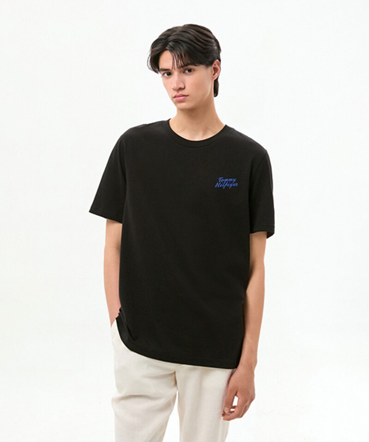 타미힐피거(TOMMY HILFIGER) 팜 포토 프린트 티셔츠 (T12G3TPO330MT1BDS)