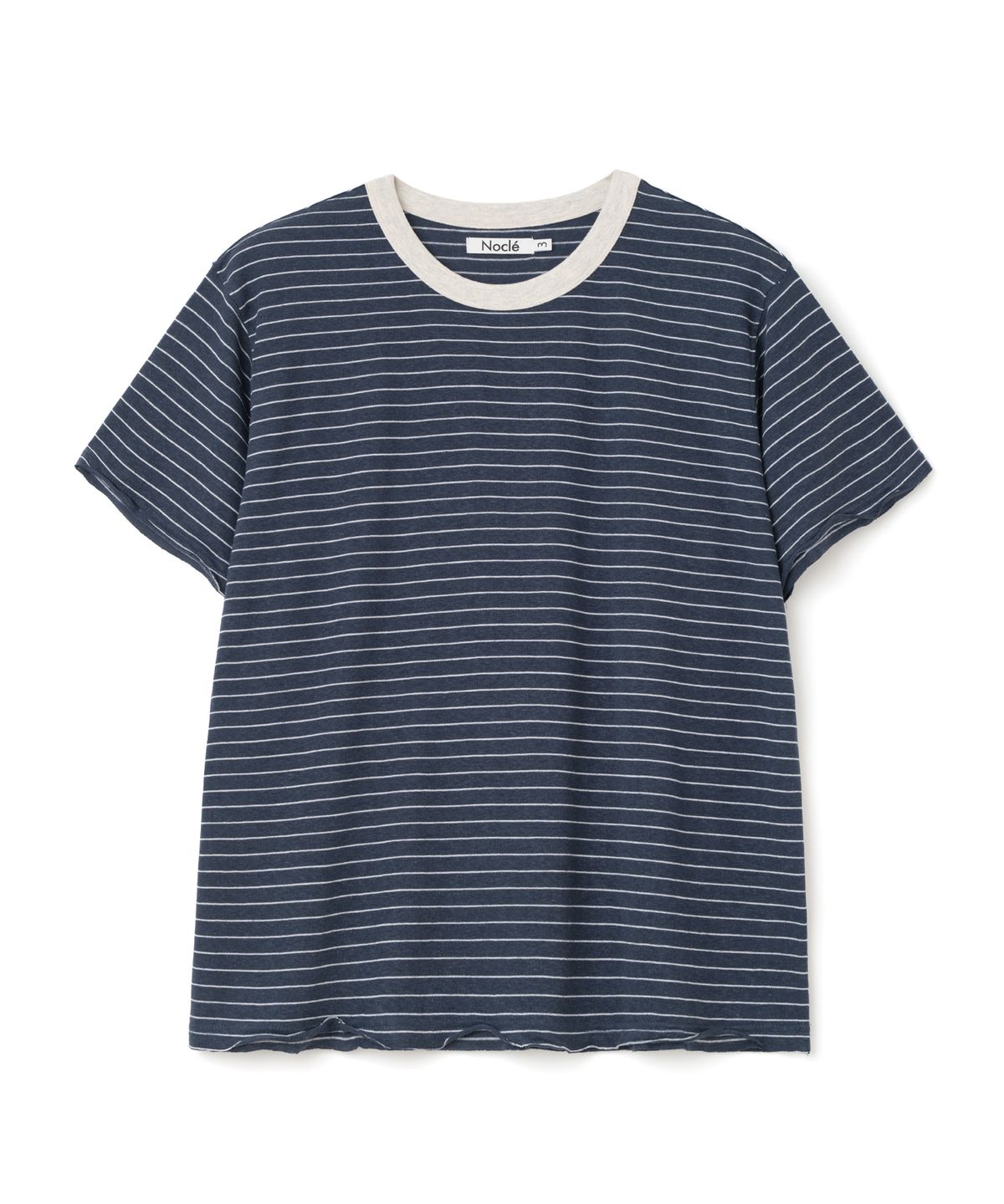 노클(NOCLE) Ray Stripe T-shirts Navy