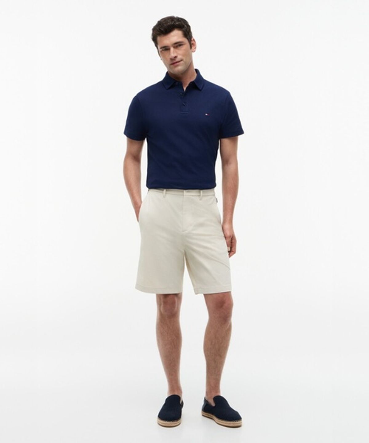 타미힐피거(TOMMY HILFIGER) 밴딩 테크 쇼츠 (T12G3WPQ280MT1ACG)