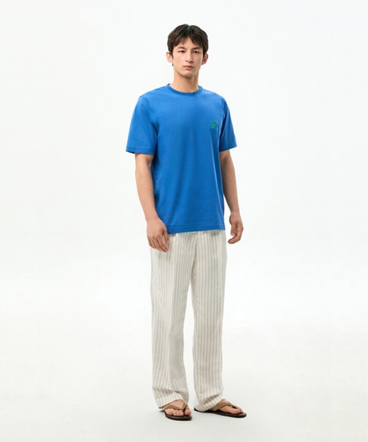 타미힐피거(TOMMY HILFIGER) 린넨 블렌드 릴렉스 핏 스트라이프 팬츠 (T12G3WPC360MT10FA)