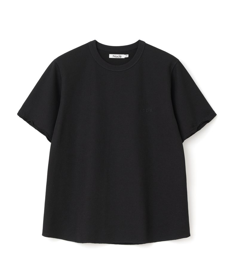 Grid Waffle T-shirts Black