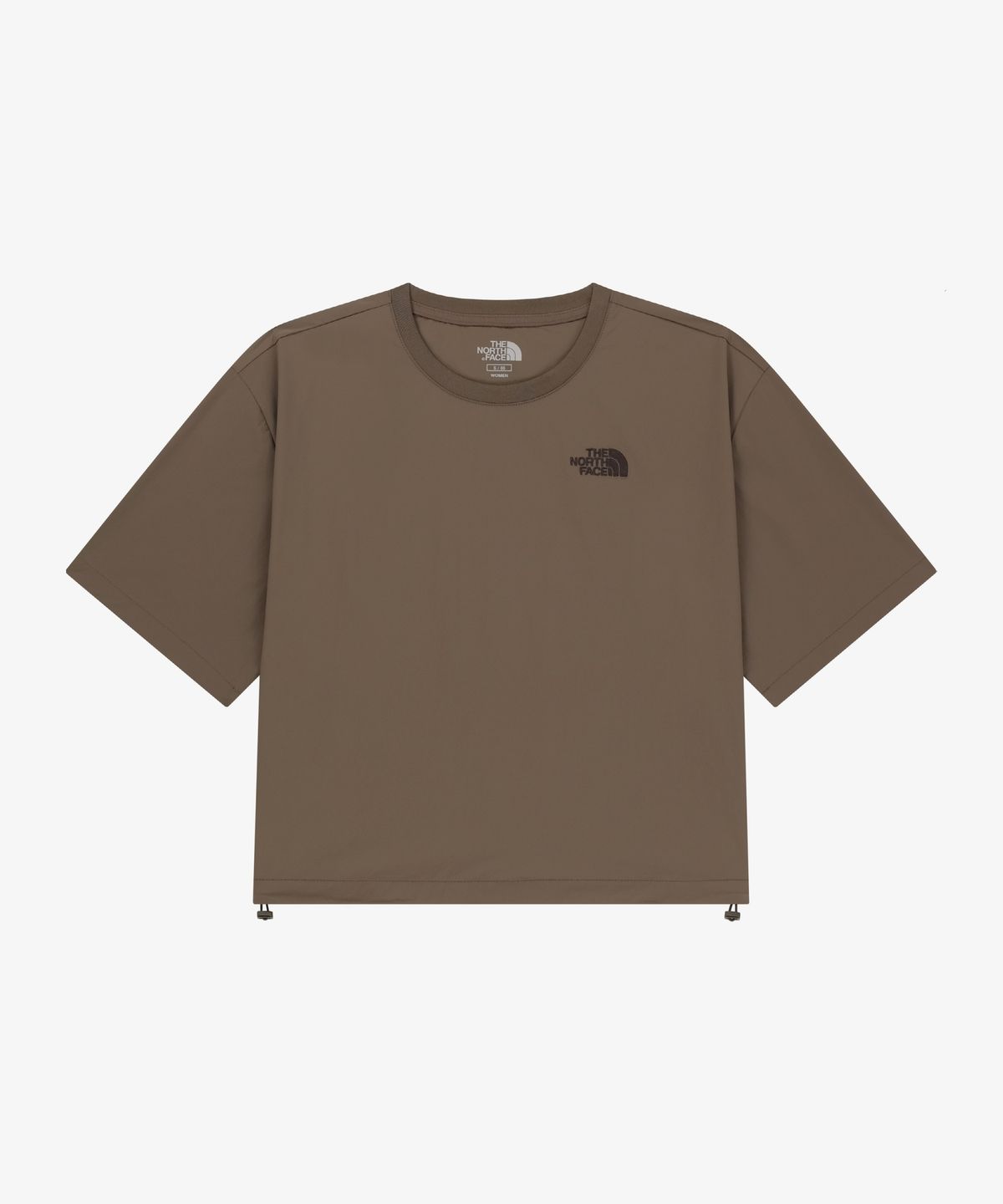 노스페이스(THE NORTH FACE) NT7US32L 여성 아이스펄스 반팔 티 COCOA BROWN