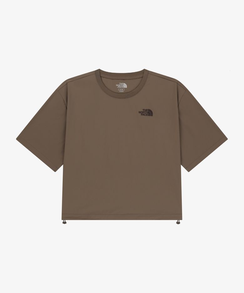 NT7US32L 여성 아이스펄스 반팔 티 COCOA BROWN