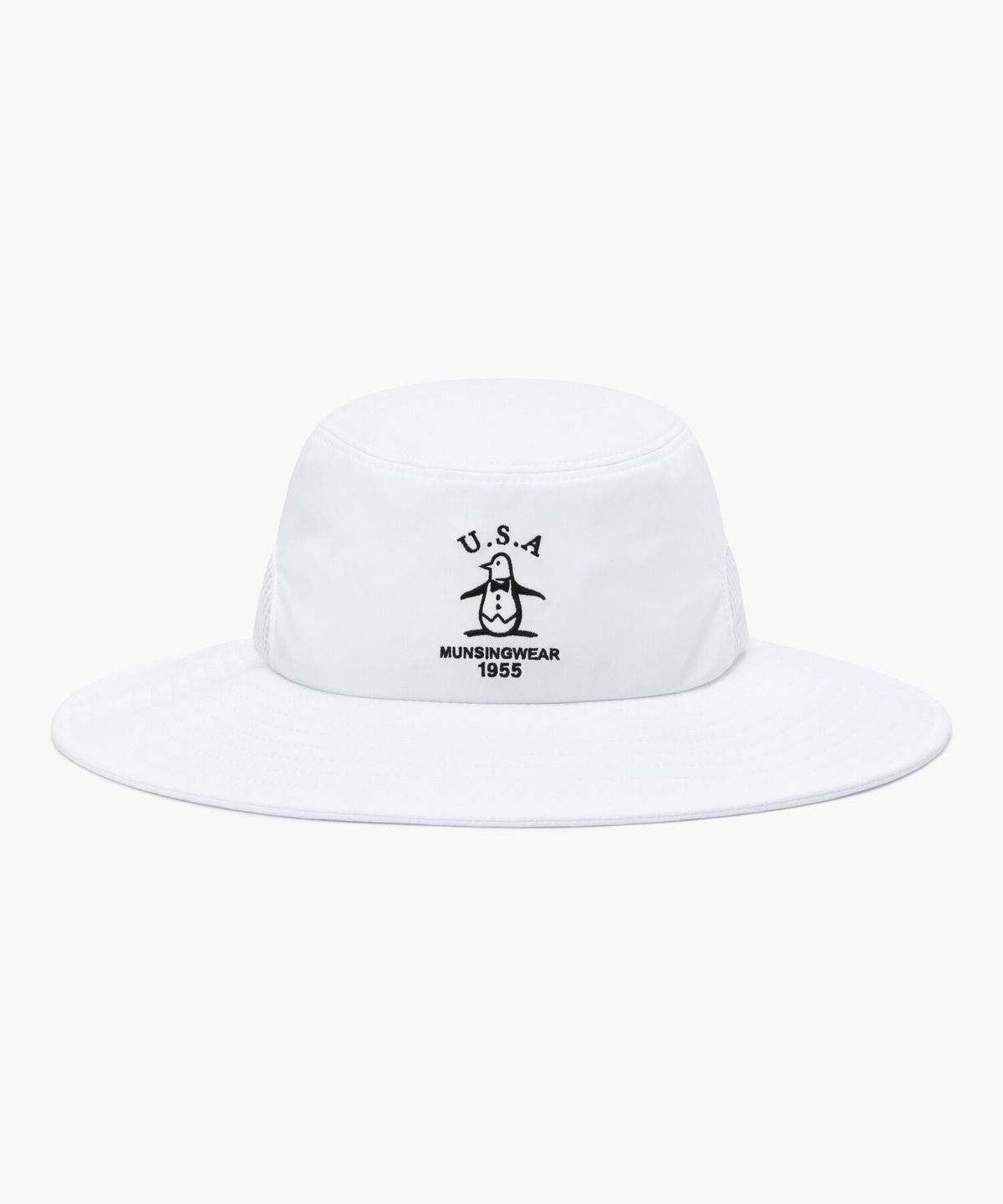 먼싱웨어(MUNSINGWEAR) 남성 메쉬 버킷햇 화이트 MR221MCP42