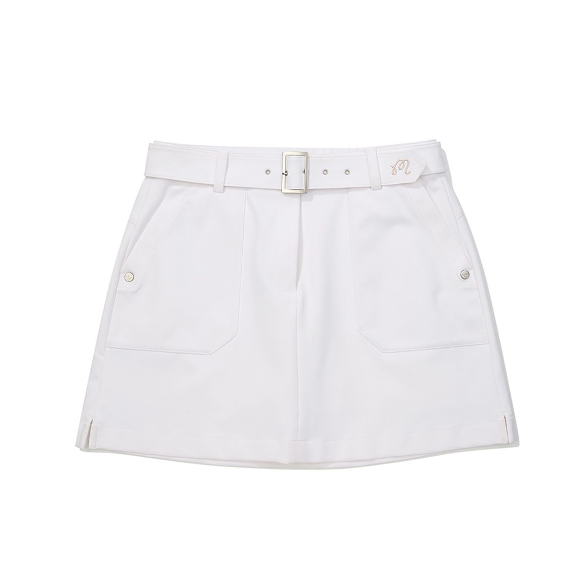 말본 골프(MALBON GOLF) H라인 옵션벨트 카고 스커트 WHITE (WOMAN)