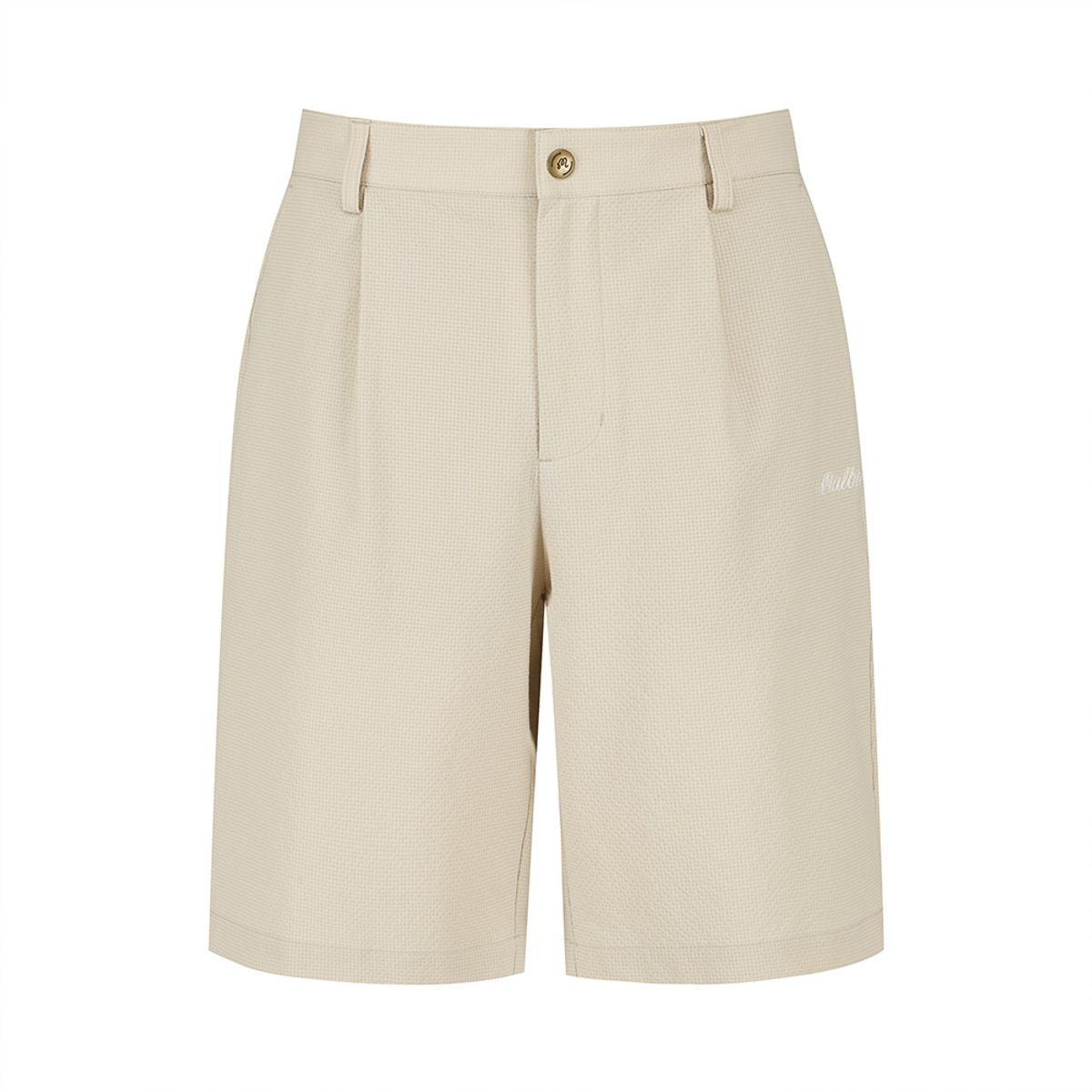 말본 골프(MALBON GOLF) 시어서커 하프 팬츠 BEIGE (MAN)