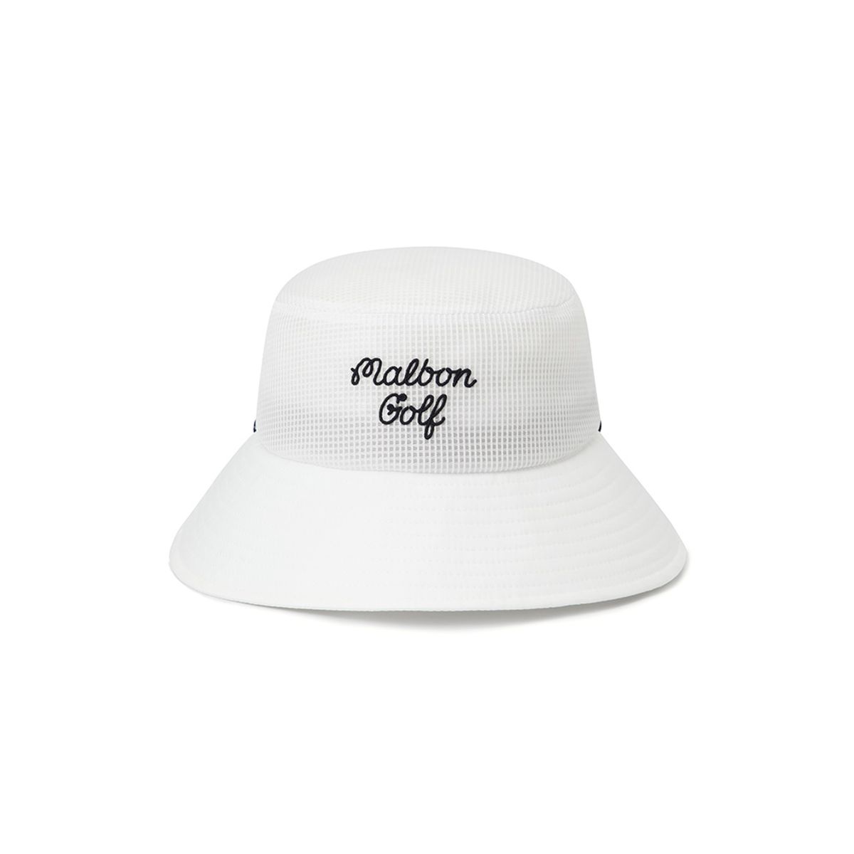말본 골프(MALBON GOLF) 메쉬 벤틸레이션 버킷햇 OFF WHITE