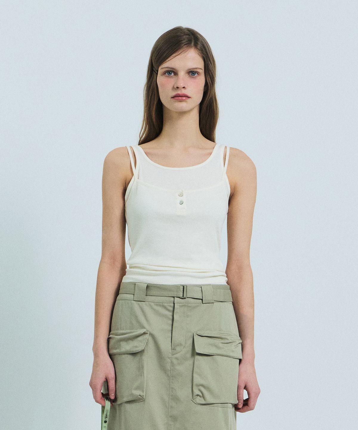 그로브(GROVE) HEDY SLEEVELESS (IVORY)