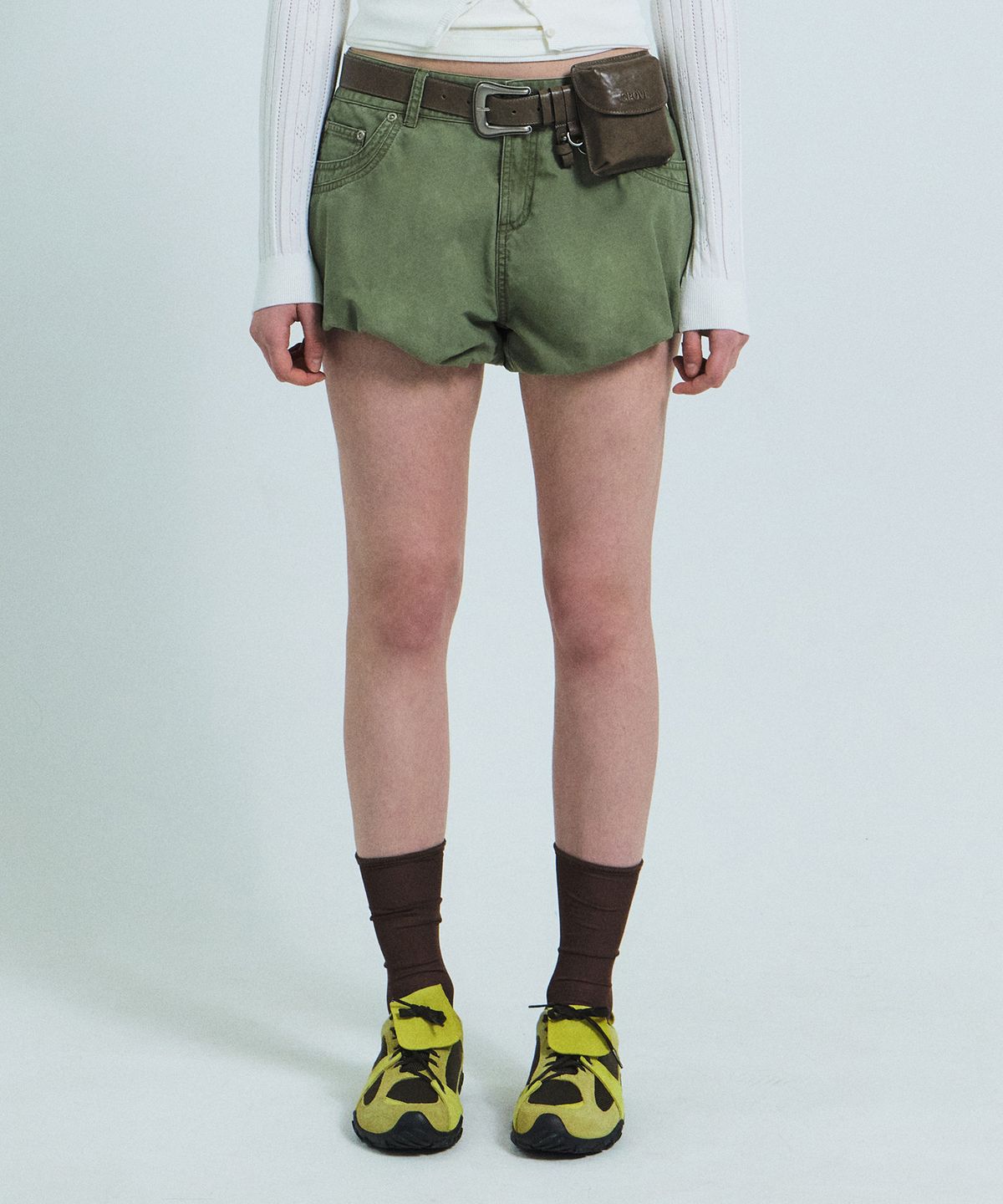 그로브(GROVE) TORI BALLOON SHORTS (KHAKI)