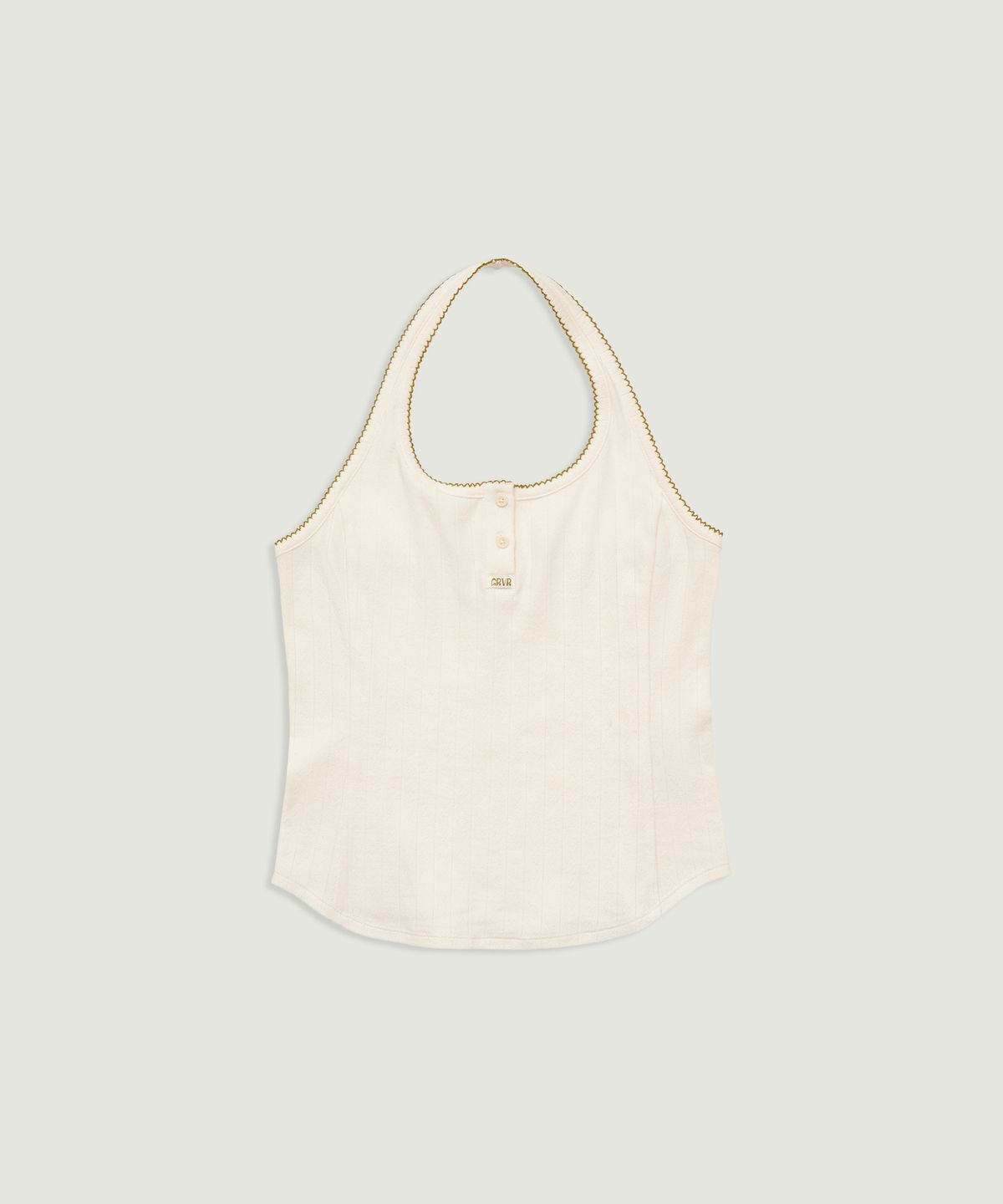 그로브(GROVE) APRIL HALTER TOP (IVORY)