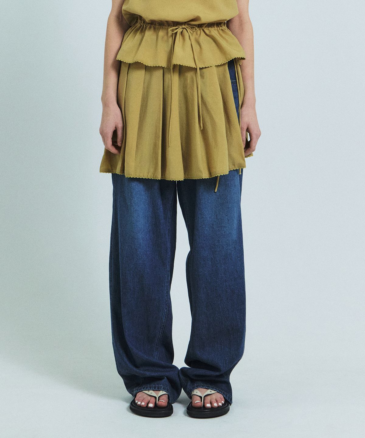 그로브(GROVE) NESS SKIRT (BEIGE)