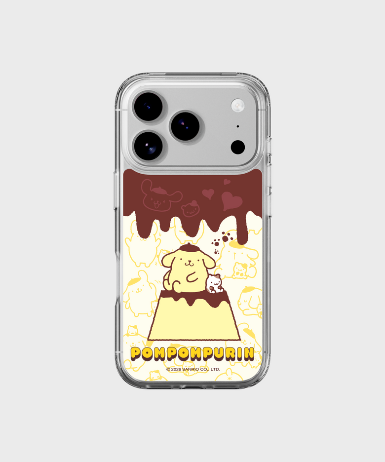 폼폼푸린 푸딩 클리어 마그넷 케이스 for iPhone17 Series