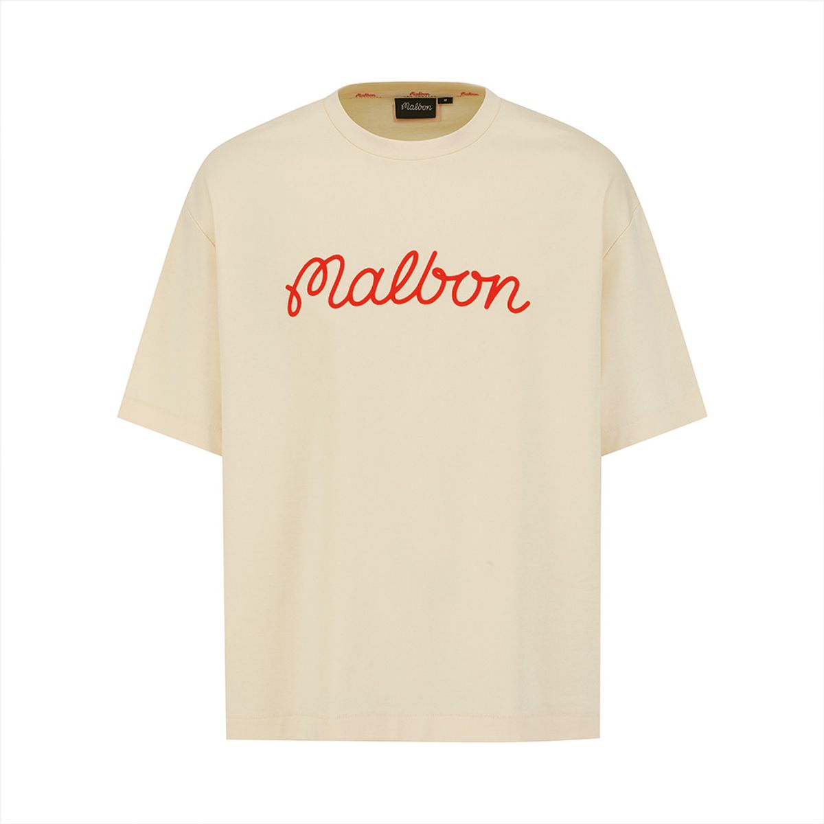 말본 골프(MALBON GOLF) 오버핏 말본레터링 라운드 CREAM