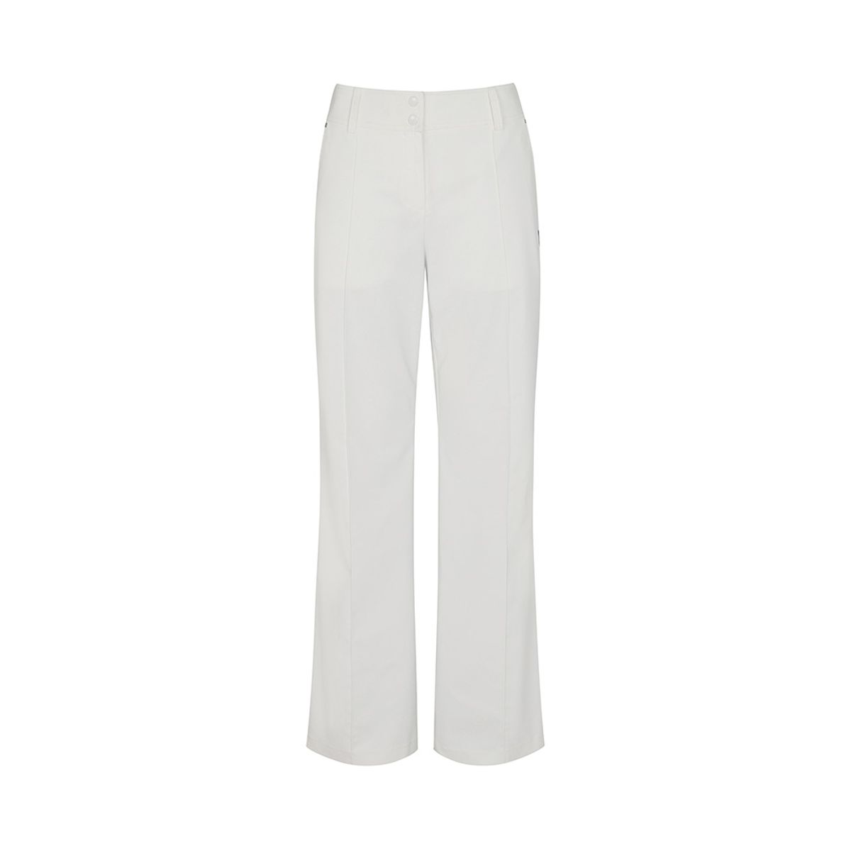 말본 골프(MALBON GOLF) 세미 와이드 부츠컷 팬츠 WHITE (WOMAN)
