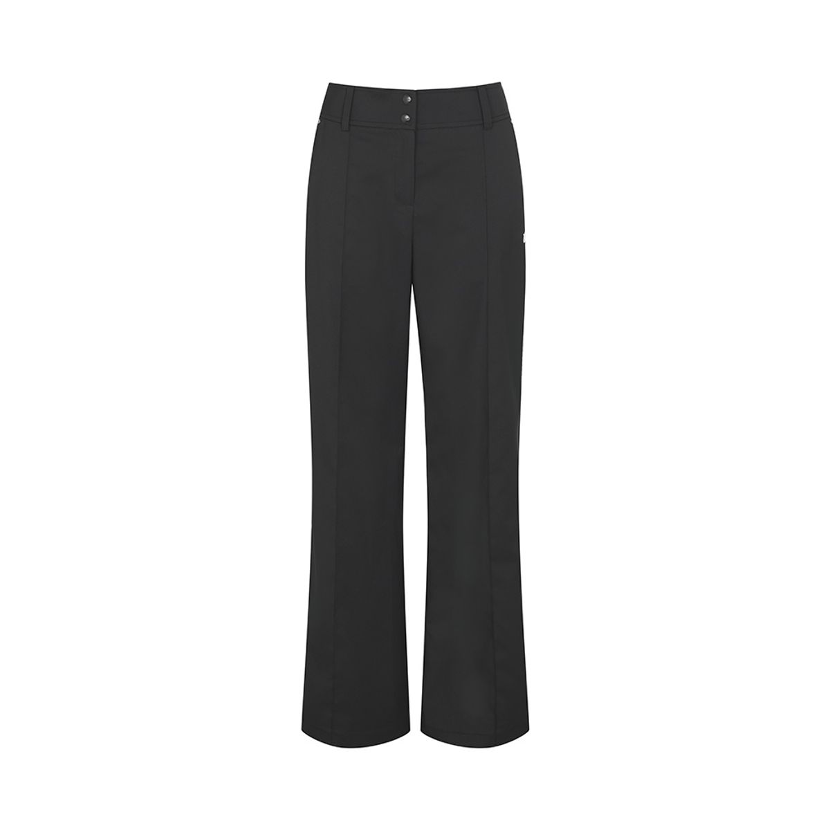 말본 골프(MALBON GOLF) 세미 와이드 부츠컷 팬츠 BLACK (WOMAN)