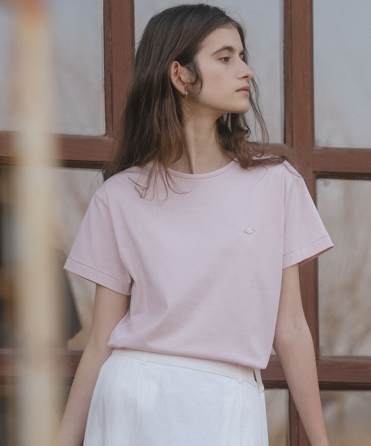 틸아이다이(TILL I DIE) Silket cotton half sleeve t-shirt_Pink