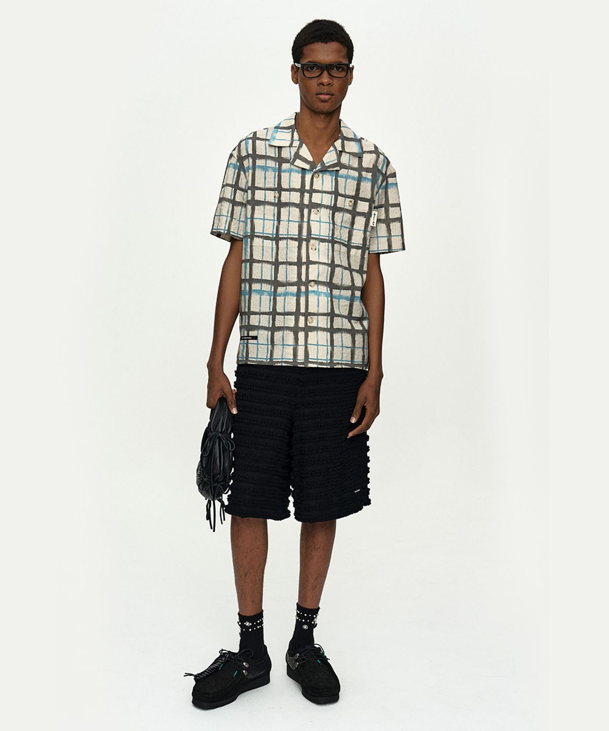 앤더슨벨(ADSB ANDERSSON BELL) KENLEY KNITTED SHORTS apa900m(BLACK)