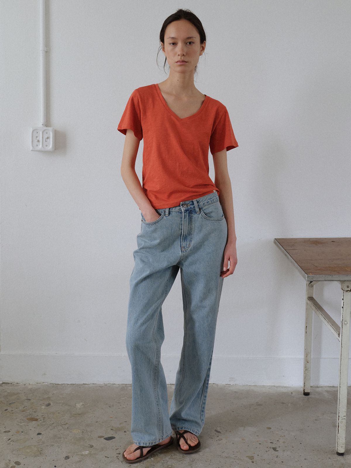 시엔느(SIENNE) Legacy Denim Pants (Vintage Blue)