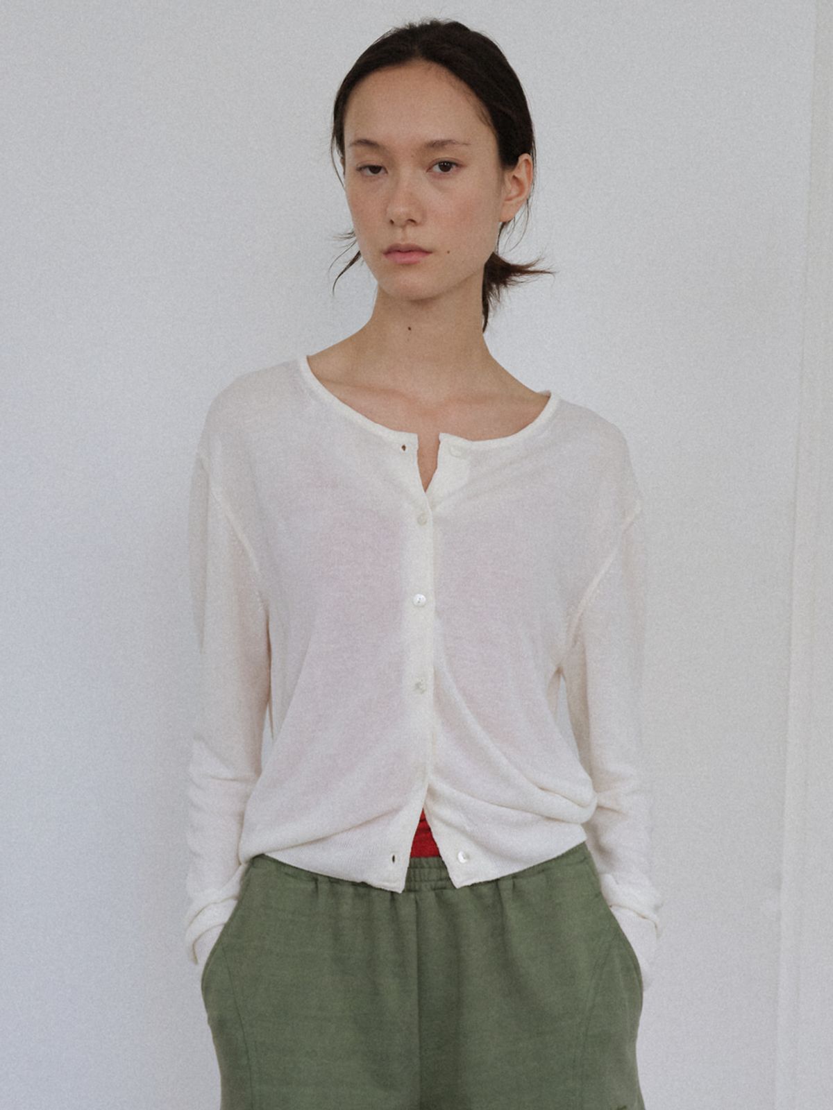 시엔느(SIENNE) Bassi Cardigan (White)