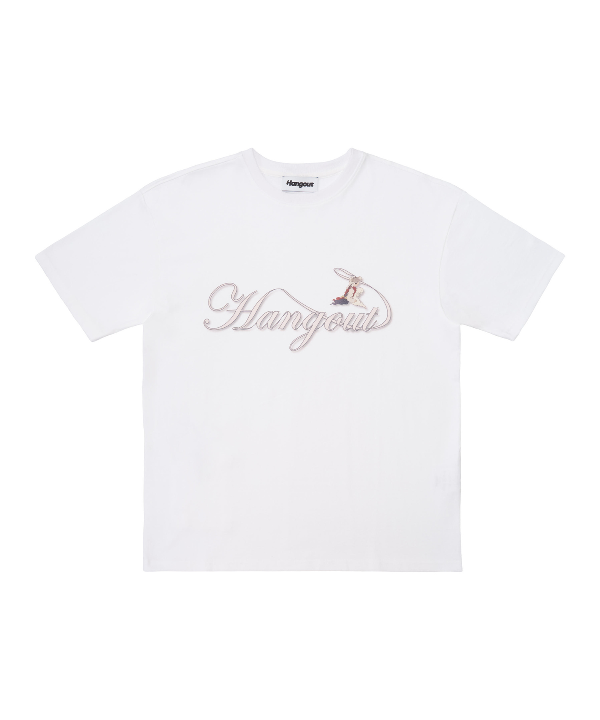 행아웃(HANGOUT) 풍물놀이 티셔츠 (화이트)