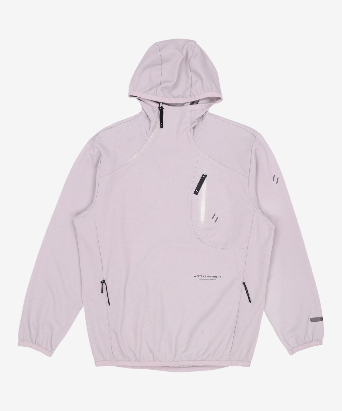 웰터 익스페리먼트(WELTER EXPERIMENT) STRETCH WAFFLE PULLOVER_LIGHT GRAY_WOL088 M