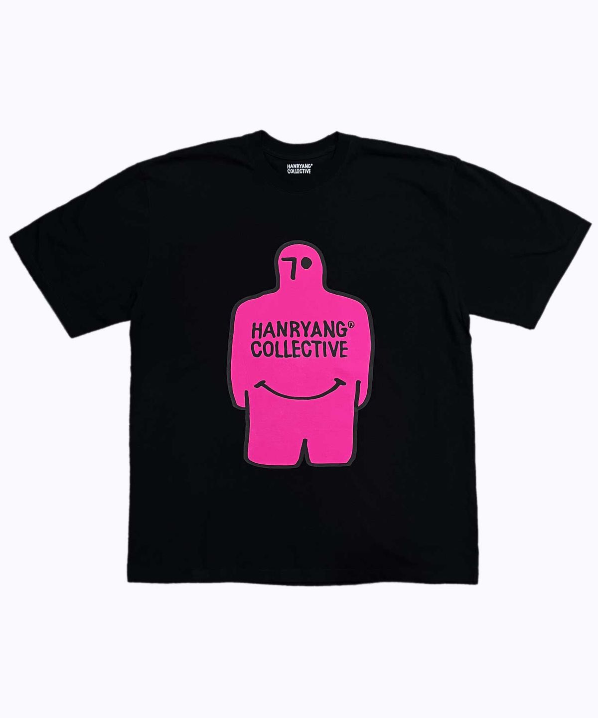 한량 컬렉티브(HANRYANG COLLECTIVE) HR PINK BIG ICON TEE BLACK