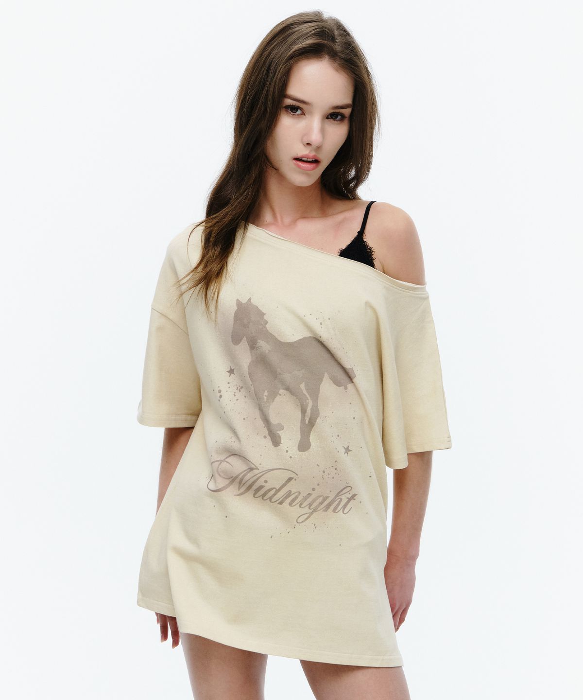 미드나잇 무브(MIDNIGHT MOVE) horse t (beige)