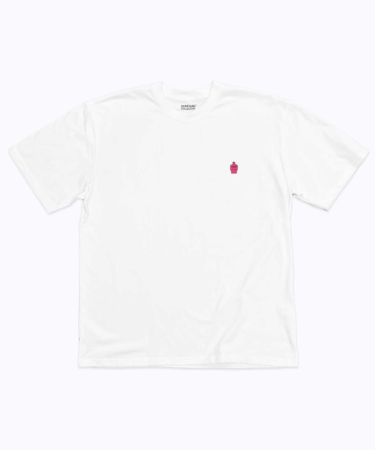 한량 컬렉티브(HANRYANG COLLECTIVE) HR S PINK ICON TEE WHITE