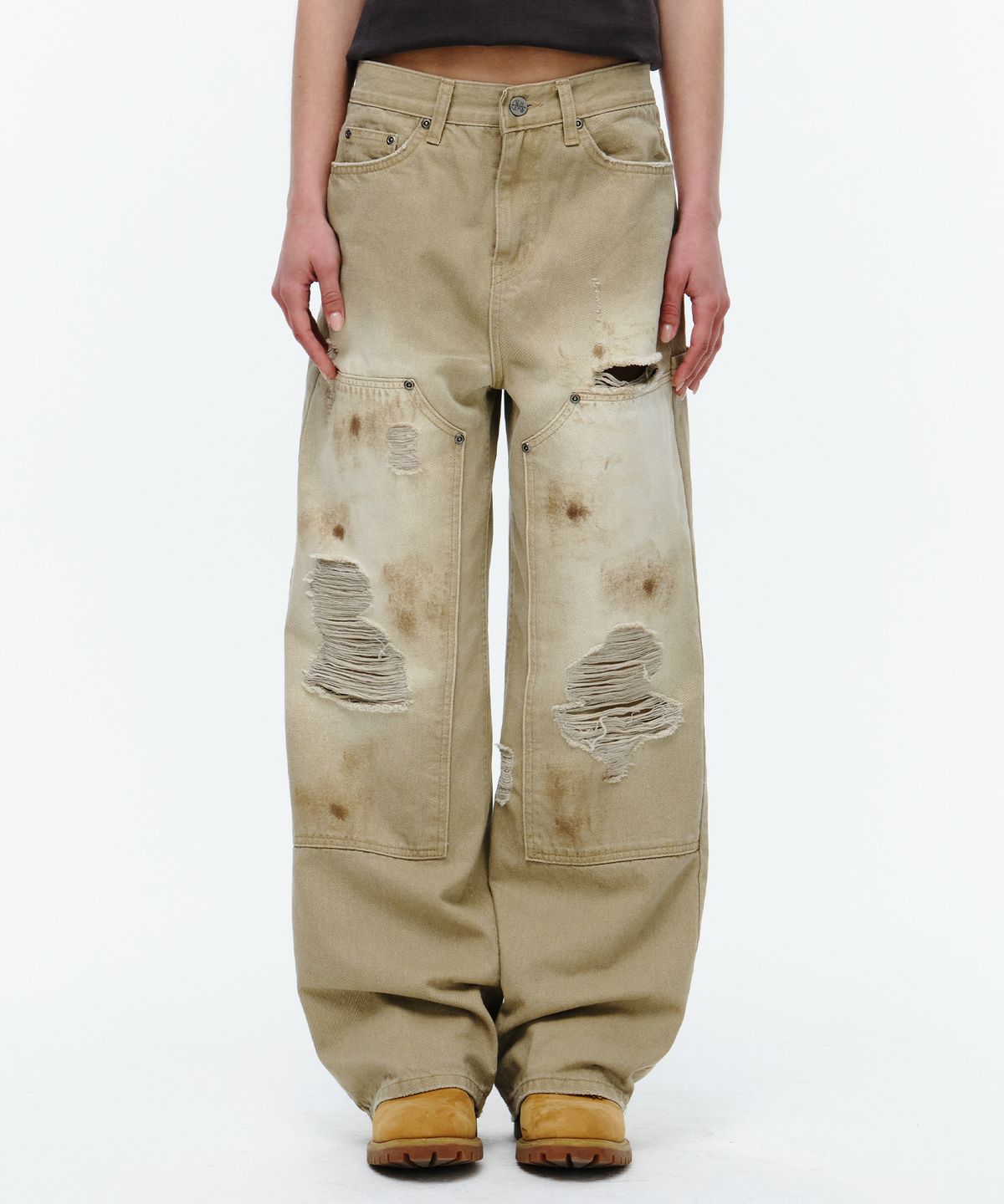 미드나잇 무브(MIDNIGHT MOVE) st add pants (beige)