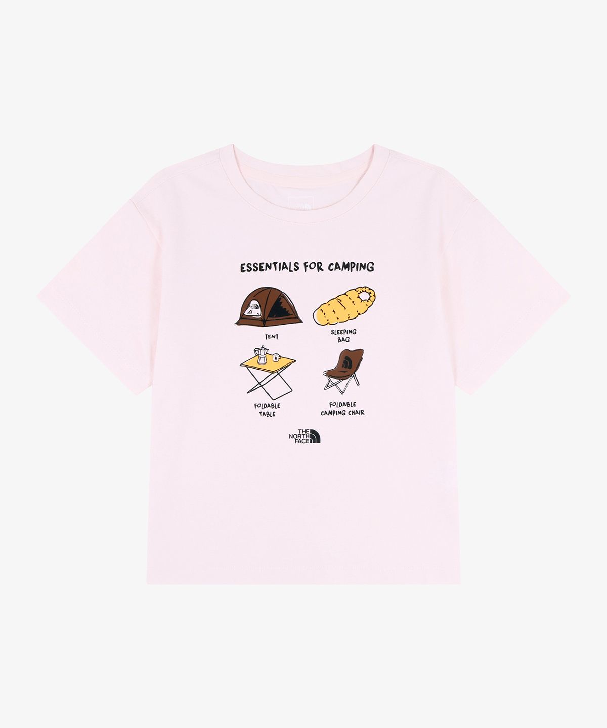 노스페이스 키즈(THE NORTH FACE KIDS) 키즈 캠프홀릭 반팔 티 NT7US06U_PSP